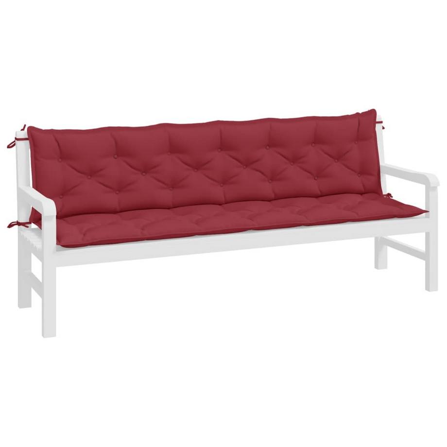 VidaXL Coussin de banc de jardin tissu  