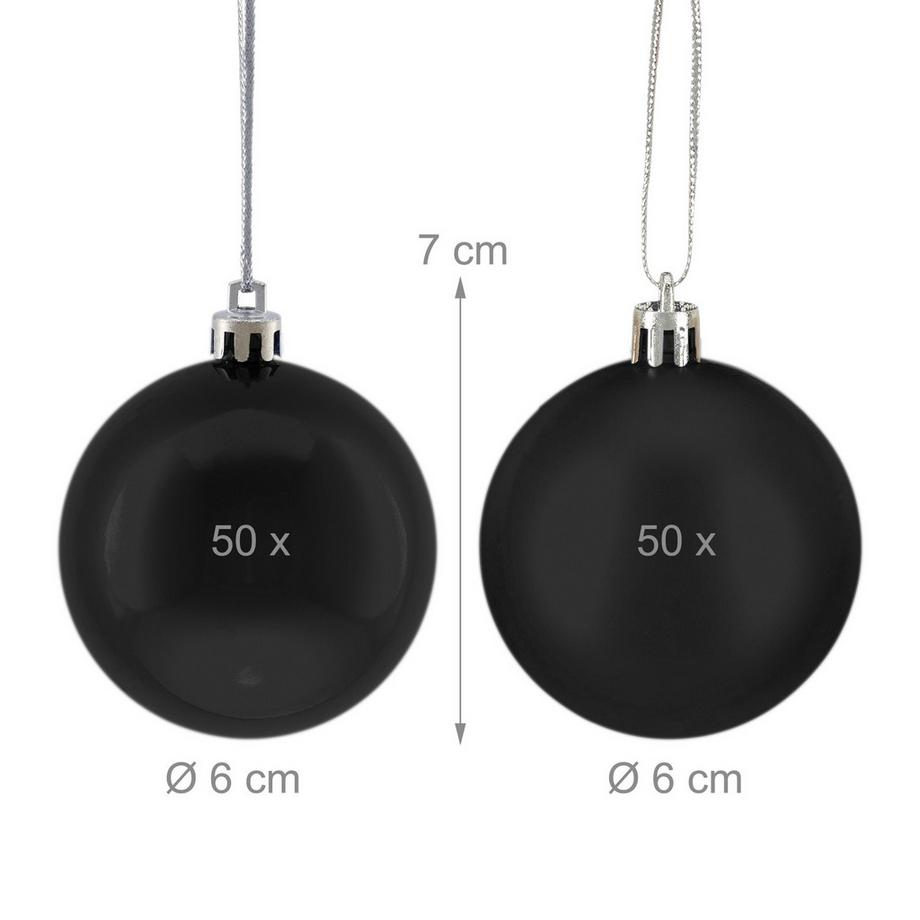Northix Set di palline per albero di Natale, 100  