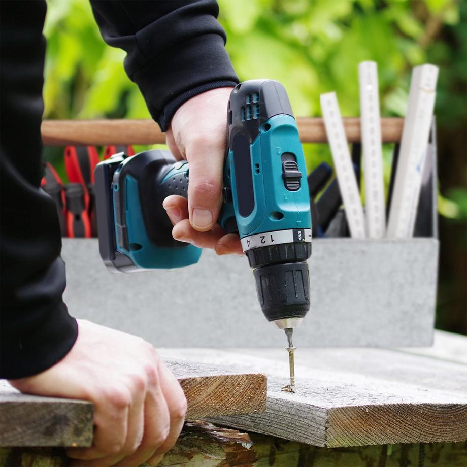 Northix Blumenkasten aus Zink mit Holzgriff  