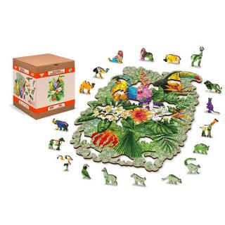 Wooden City  Puzzle Tropische Vögel (300Teile) 