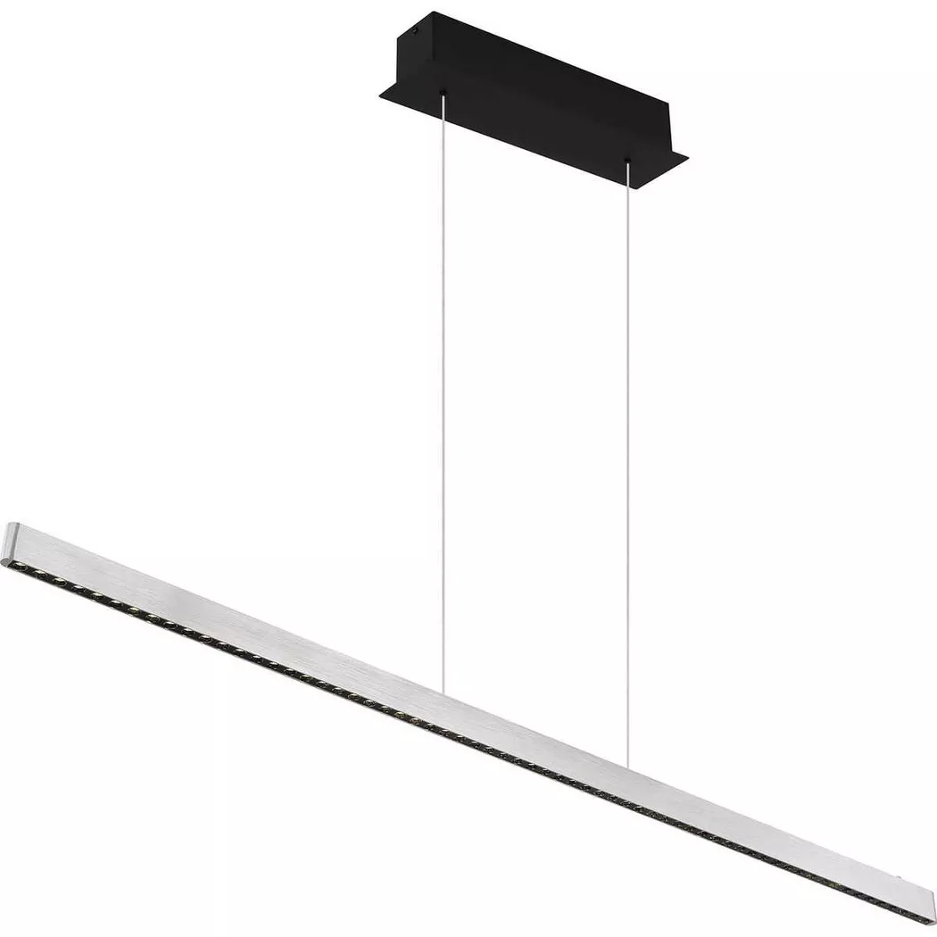 mutoni light – Hängeleuchte Dentsy Metall silber matt LED 120, One Size