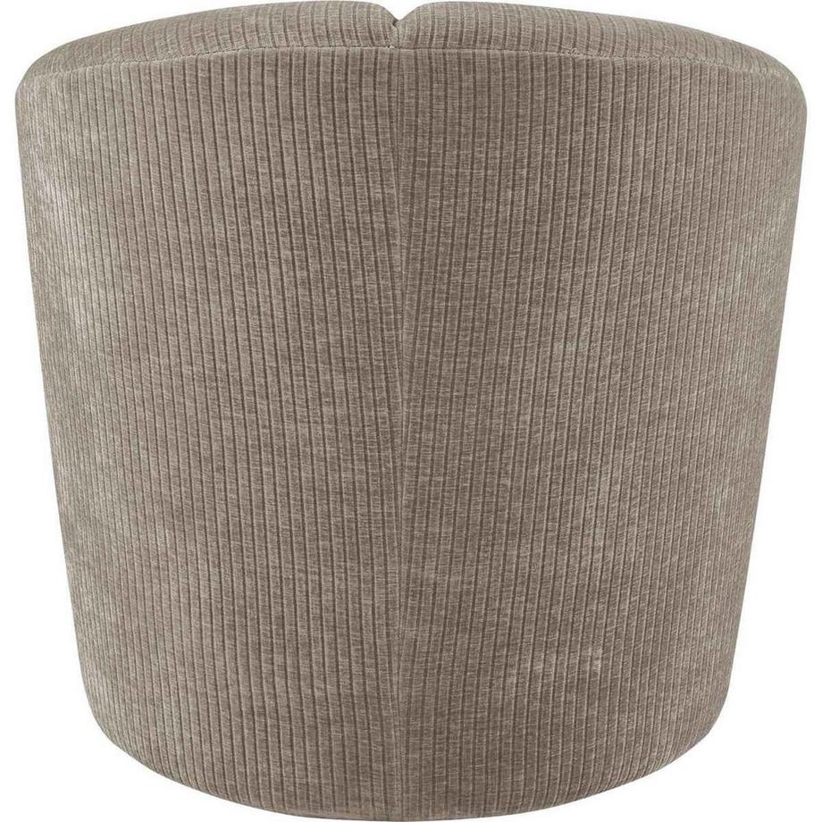 mutoni Sessel Mojo drehbar gerippter Webstoff dark sand  