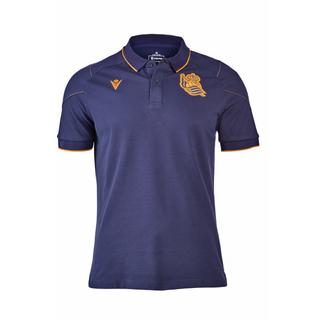 macron  polo per bambini real sociedad travel 2023/24 