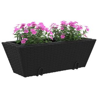 VidaXL Jardinière rotin synthétique  