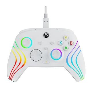 pdp  Afterglow Wave Kabelgebundener Controller: White Für Xbox Series X|S, Xbox One und Windows 10/11 