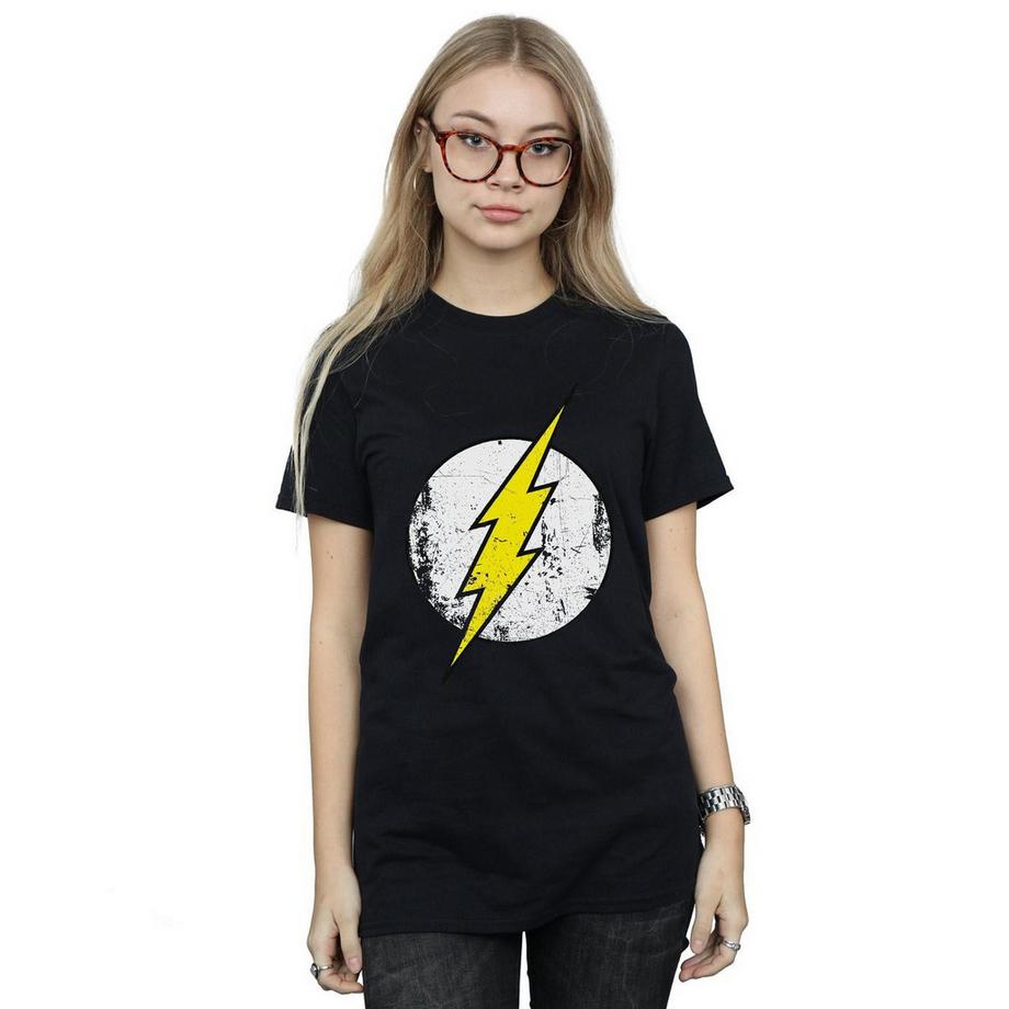 DC COMICS The Flash Distressed Logo T-Shirt  