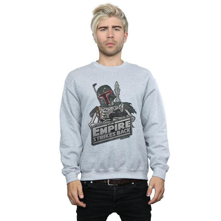 STAR WARS Star Wars The Empire Strikes Back Boba Fett Skeleton Sweatshirt  