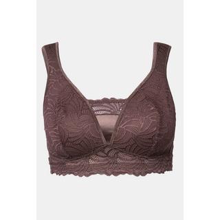 Ulla Popken  Bralette di pizzo senza ferretto con coppa B-F 