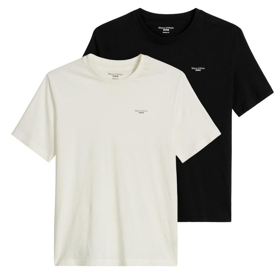 T-shirt  Paquet de 2 Confortable à porter-T-Shirt, SSL, Logo Print, Reg F