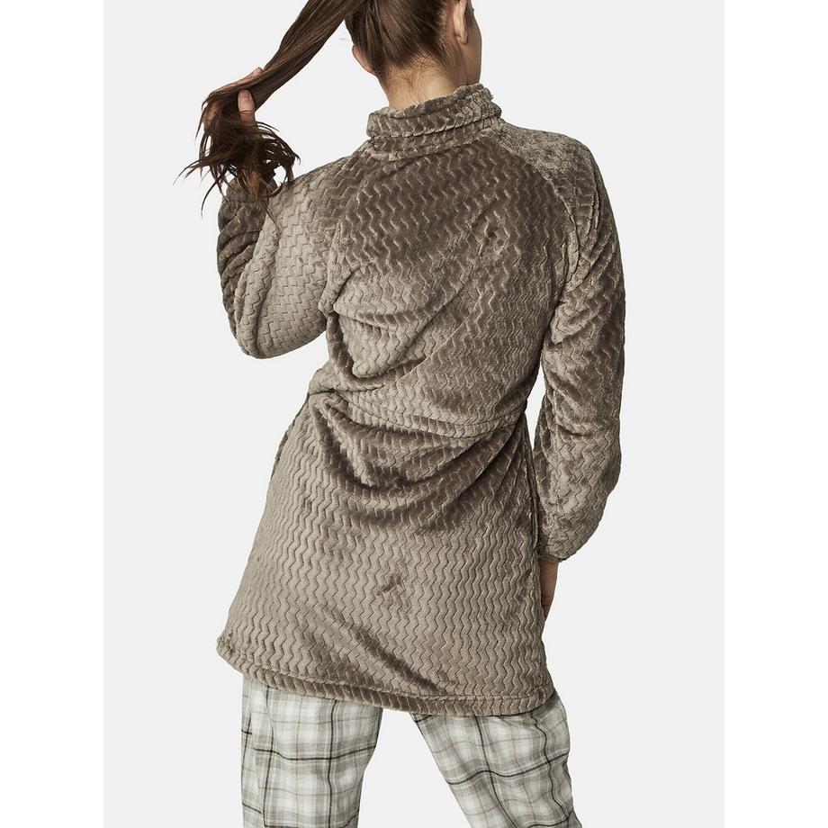 Selmark Supersoft Complementos Hausjacke Morgenmantel mit Reissverschluss  