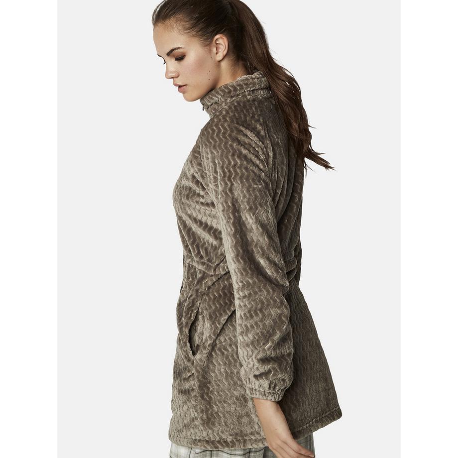 Selmark Supersoft Complementos Hausjacke Morgenmantel mit Reissverschluss  