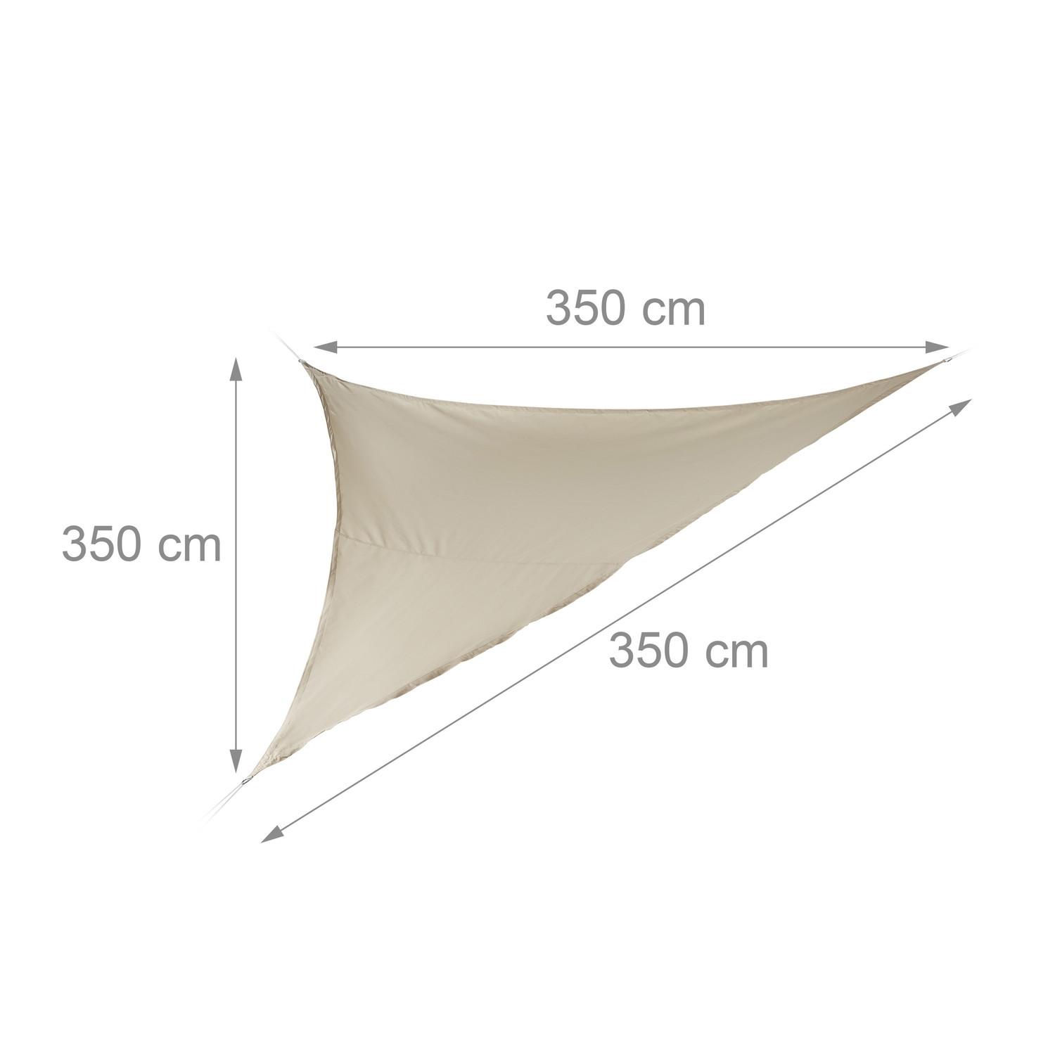 B2X Voile d'ombrage triangulaire beige  