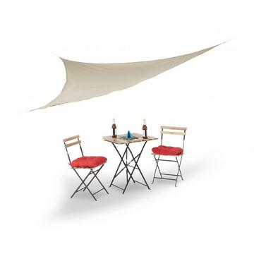 Voile d'ombrage triangulaire beige