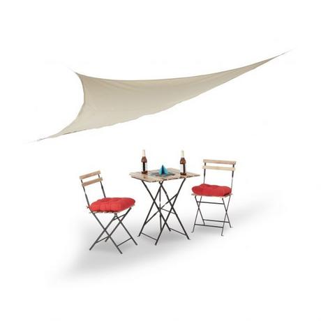 B2X Voile d'ombrage triangulaire beige  