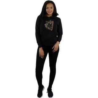 Guardians Of The Galaxy Felpa con cappuccio Rocket Raccoon Triangolo Neon  