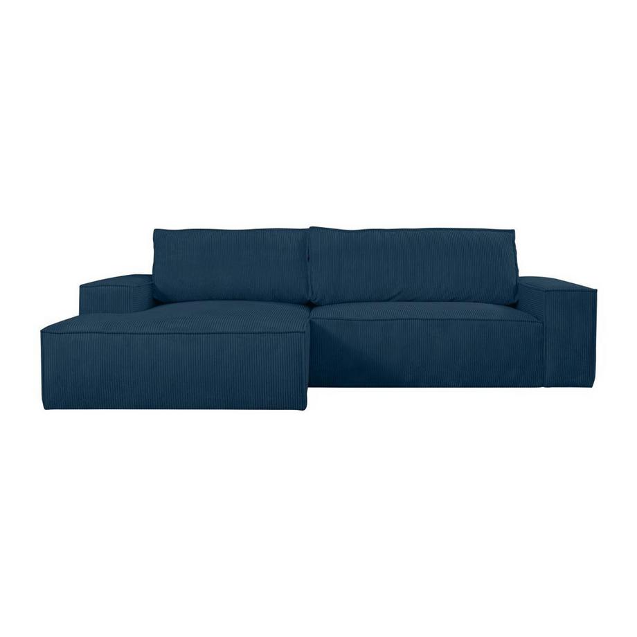 Vente-unique Ecksofa mit Schlaffunktion Kord Ecke Links AMELIA von PASCAL MORABITO  