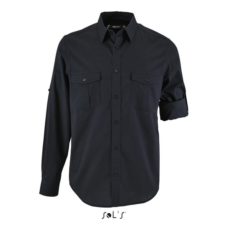 SOLS Burma Camicia Maniche Lunghe  