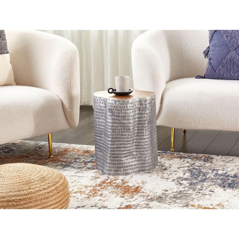 Beliani Beistelltisch aus Teakholz  GORDON  