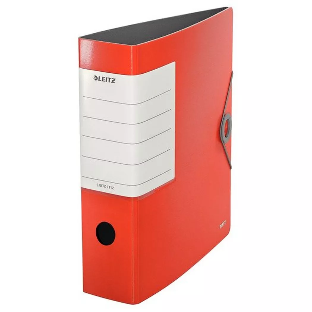 Leitz – Qualitäts-Ordner 180° 8,2cm Solid A4, 21cm, Rot Bunt