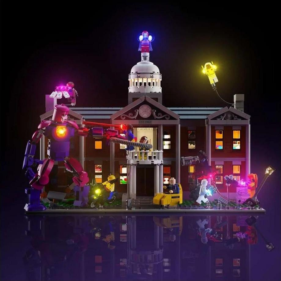 LIGHT MY BRICKS  LMB 2.0 LED Licht Set für LEGO X-Men: X-Mansion 76294 
