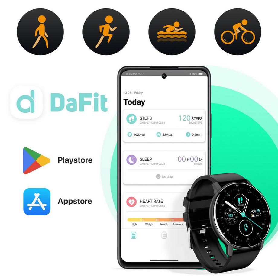 Avizar  Montre Connectée Intelligente 