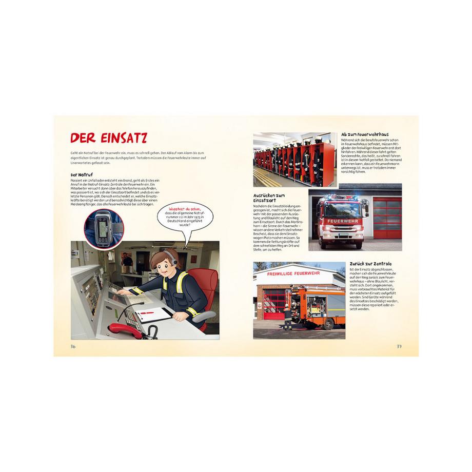   Bei der Feuerwehr geht's rund inkl. Poster 