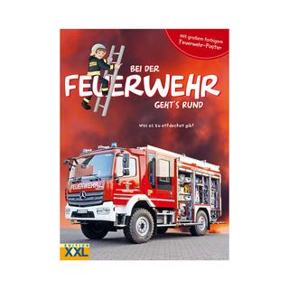 NA  Bei der Feuerwehr geht's rund - mit großem farbigem Feuerwehr-Poster 