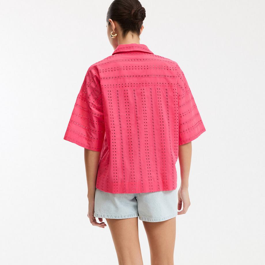 La Redoute Collections Weites Hemd aus englischer Stickerei  