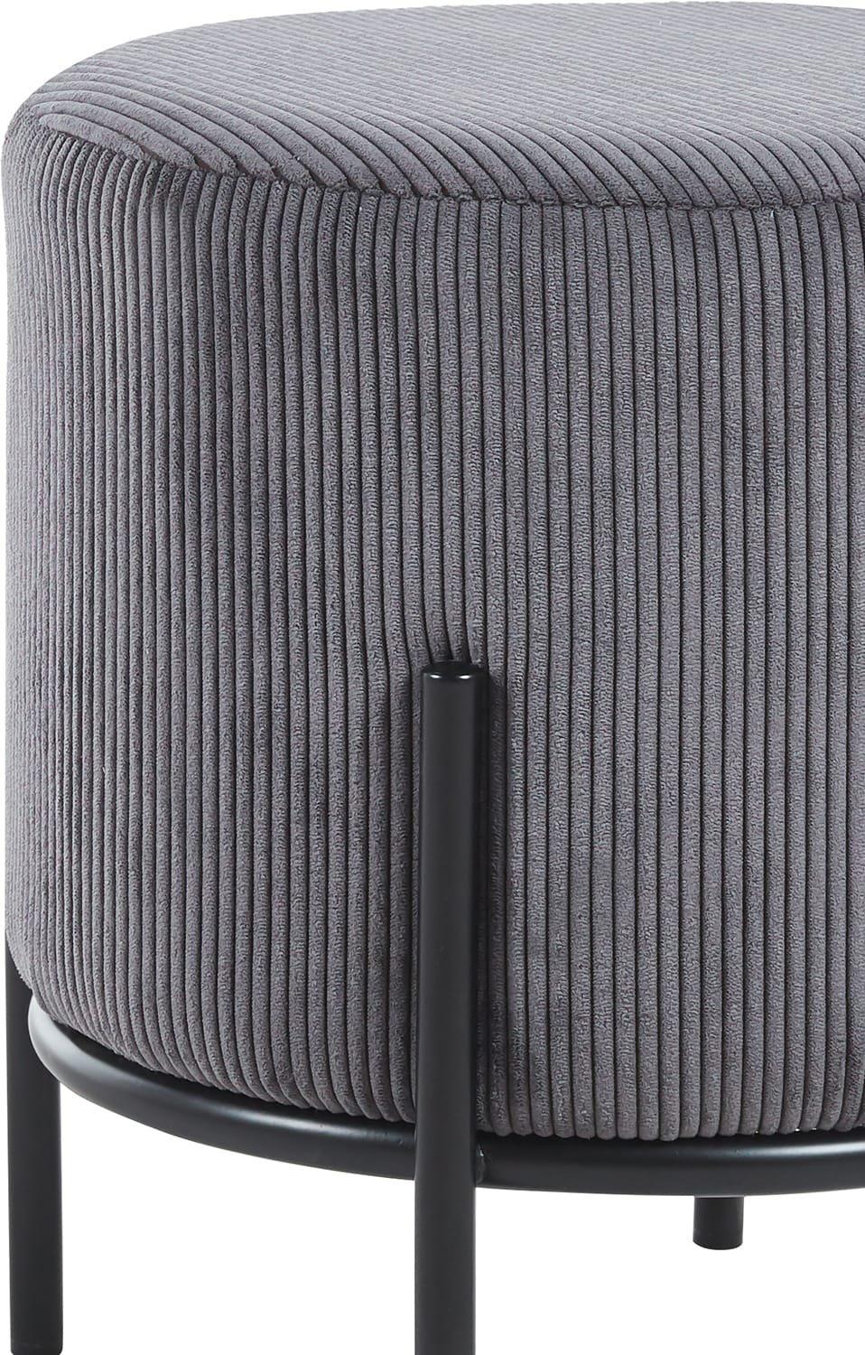 mutoni Tabouret Flubstix gris noir 35  