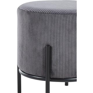 mutoni Tabouret Flubstix gris noir 35  