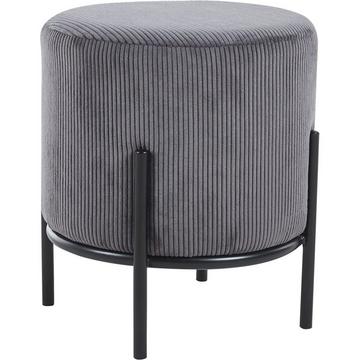 Tabouret Flubstix gris noir 35