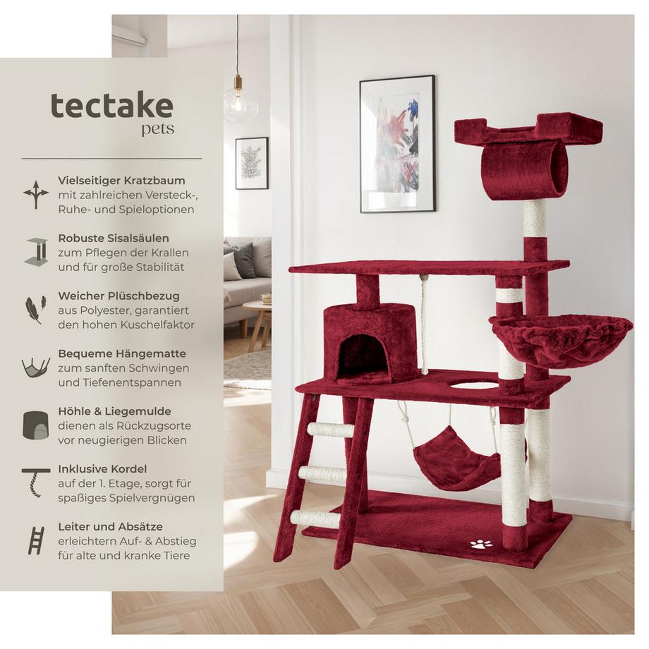 Tectake  Albero tiragraffi  Marcel 141 cm 