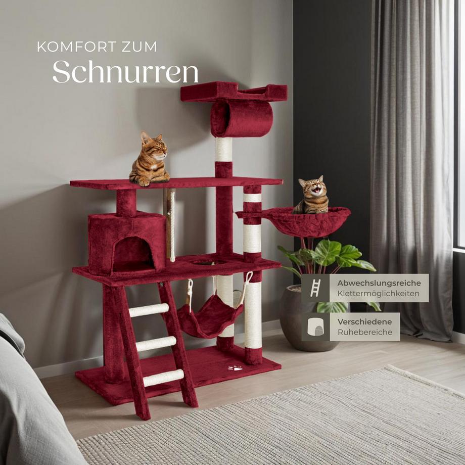 Tectake  Albero tiragraffi  Marcel 141 cm 