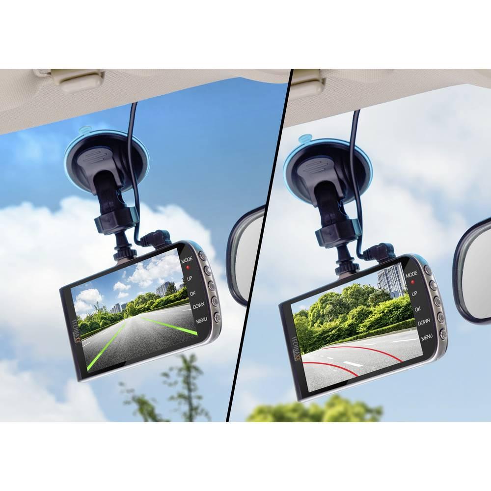 Technaxx  TX-167 Dashcam Blickwinkel horizontal max.=130 ° 5 V Auffahrwarner, Display, Fahrspurassiste 