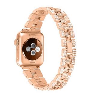 Cover-Discount  Apple Watch 44/45/46/49mm - Edelstahl Mit Strass Armband 