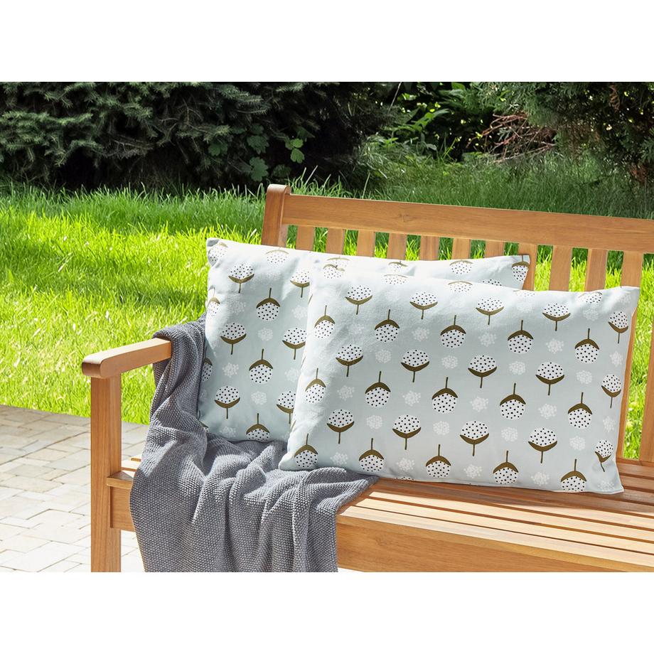 Beliani Gartenkissen 2er Set aus Polyester Modern CUNEO  