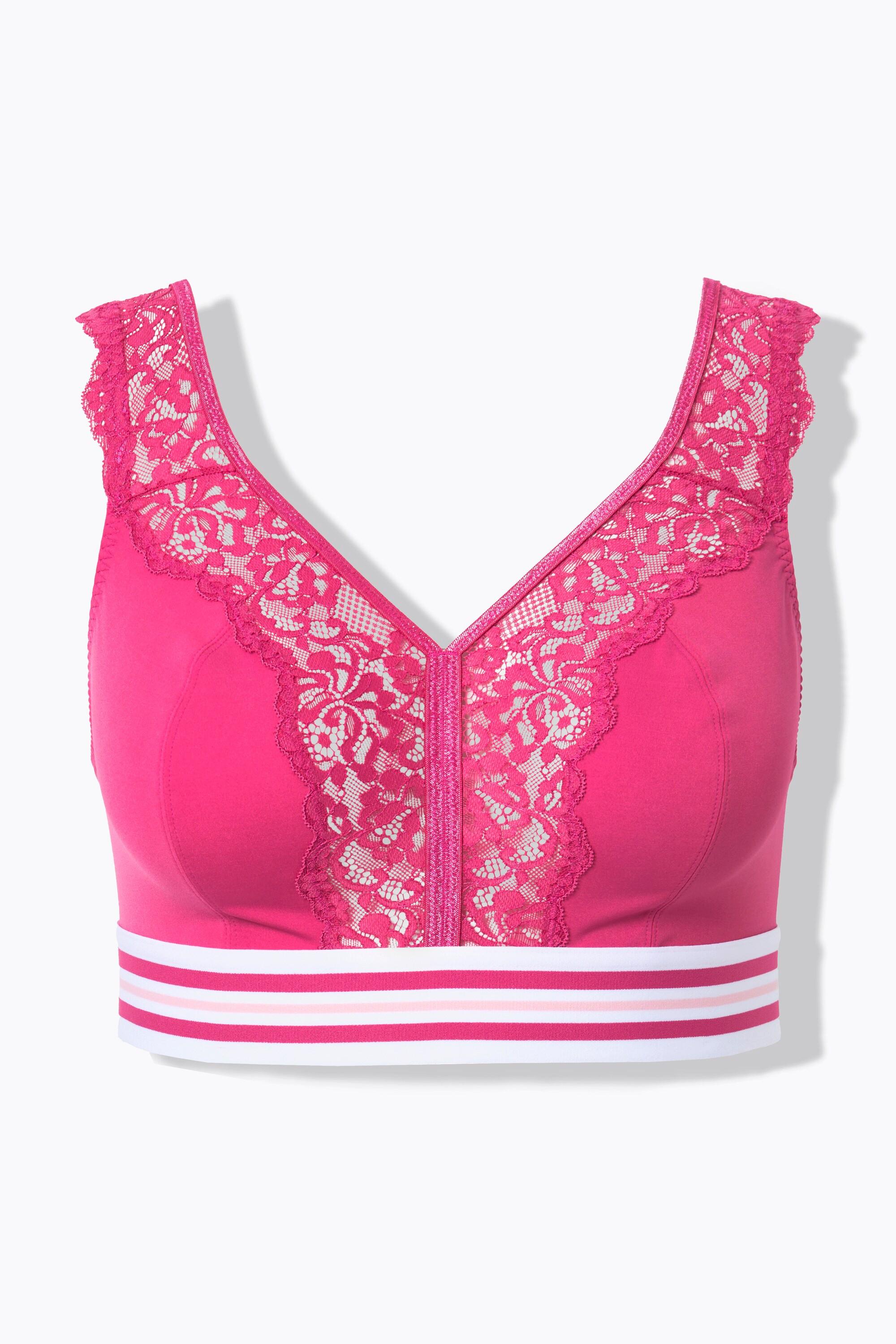 Ulla Popken Minimizer Bralette Pizzo Senza Ferretto  