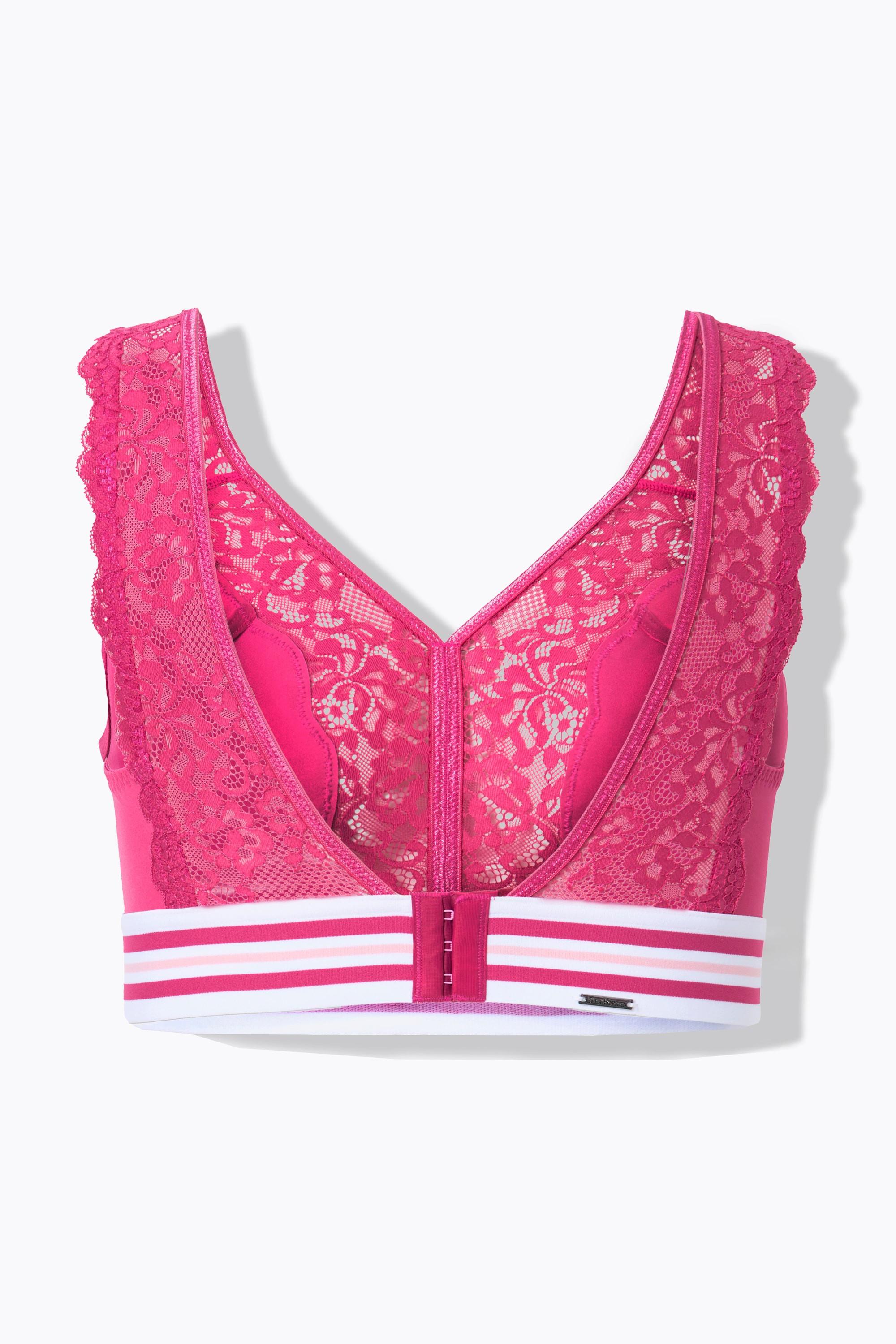 Ulla Popken Minimizer Bralette Pizzo Senza Ferretto  