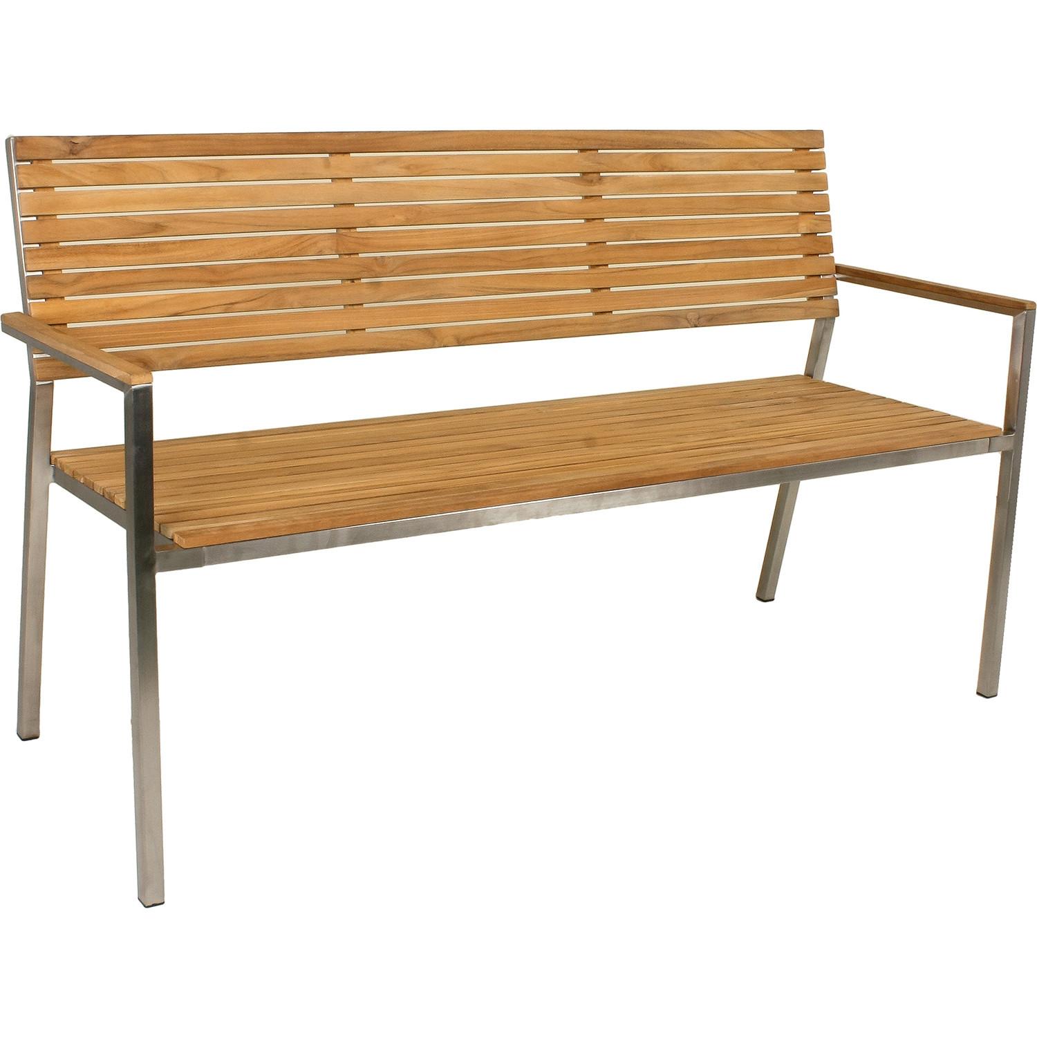 mutoni Banc de jardin Denver teck naturel 144  