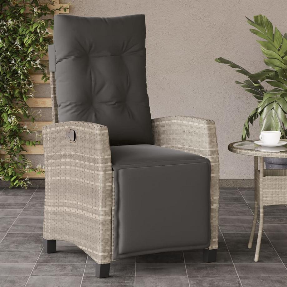 VidaXL Gartensessel verstellbar poly-rattan  