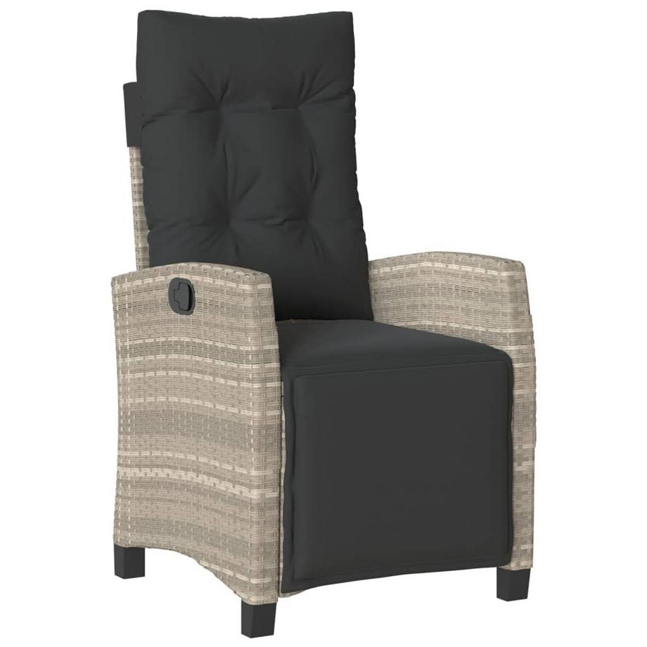 Gartensessel verstellbar poly-rattan