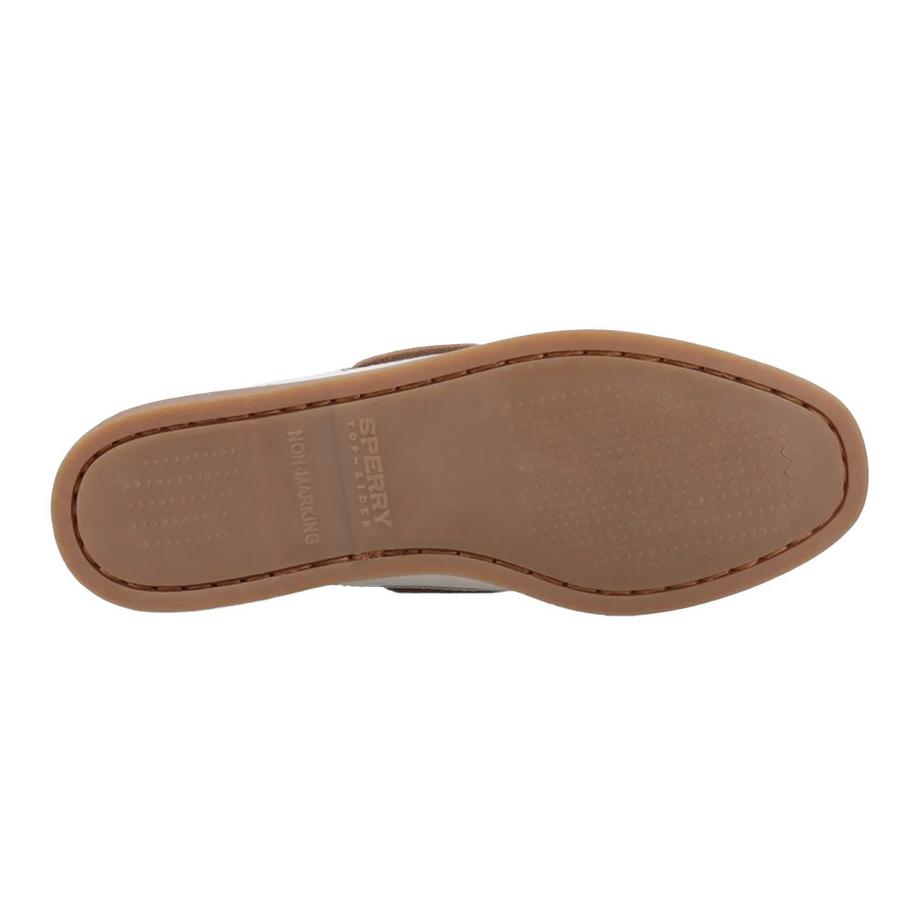 Sperry Authentische Leder Bootsschuhe Zwei Ösen  