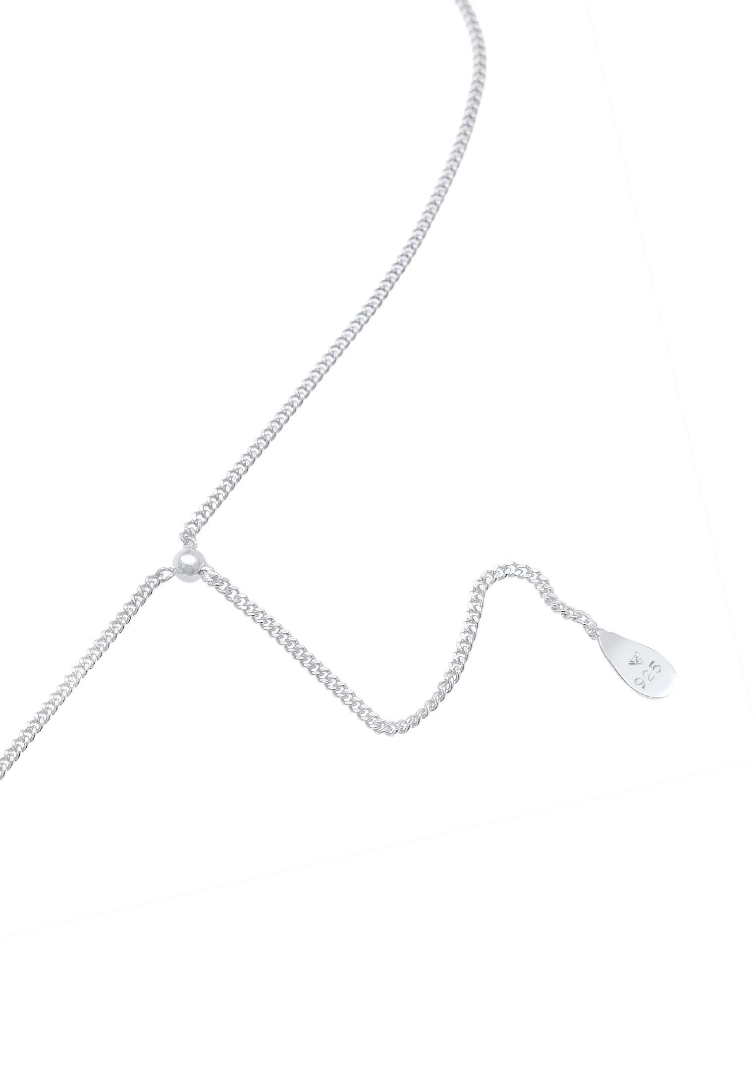 Elli  Halskette Choker Y-Kette Tropfen Kugel Boho 925 Silber 