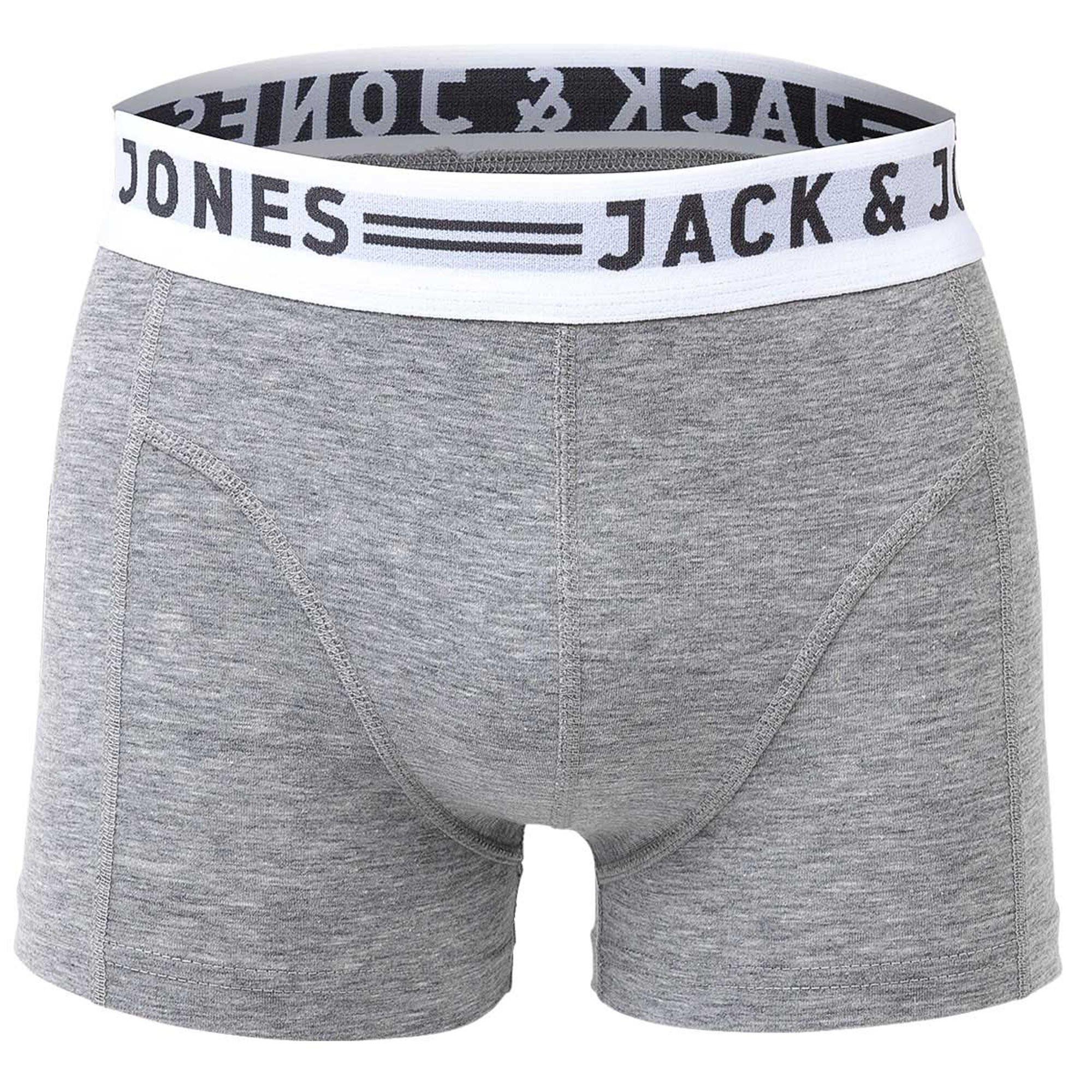 JACK & JONES  Boxer  Stretch-SENSE TRUNKS 3 PACK 