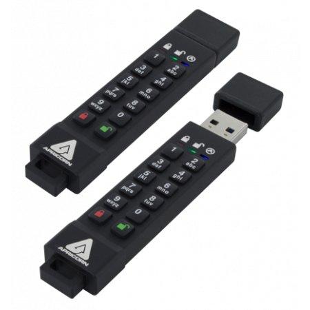 Apricorn  Apricorn Aegis Secure Key 3z USB-Stick 128 GB USB Typ-A 3.2 Gen 1 (3.1 Gen 1) Schwarz 