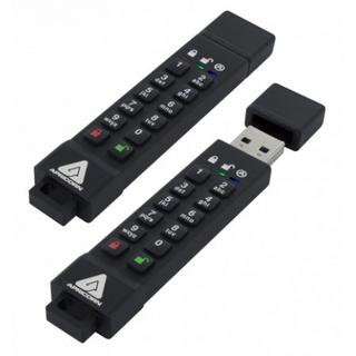 Apricorn  Apricorn Aegis Secure Key 3z USB-Stick 128 GB USB Typ-A 3.2 Gen 1 (3.1 Gen 1) Schwarz 