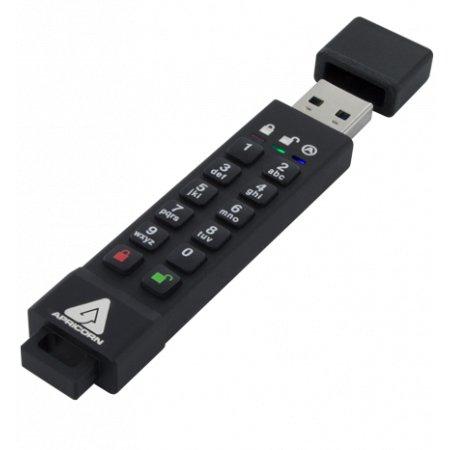 Apricorn  Apricorn Aegis Secure Key 3z USB-Stick 128 GB USB Typ-A 3.2 Gen 1 (3.1 Gen 1) Schwarz 