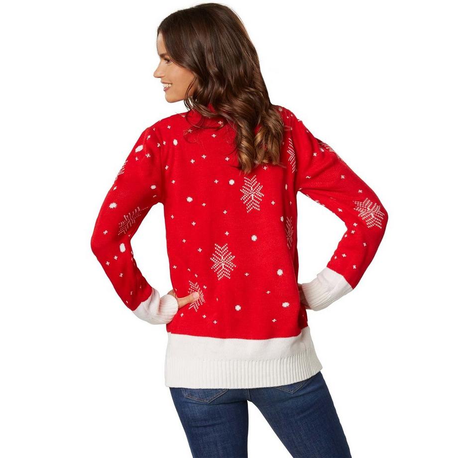 Tectake Pullover natalizio Renna Rudi da donna  