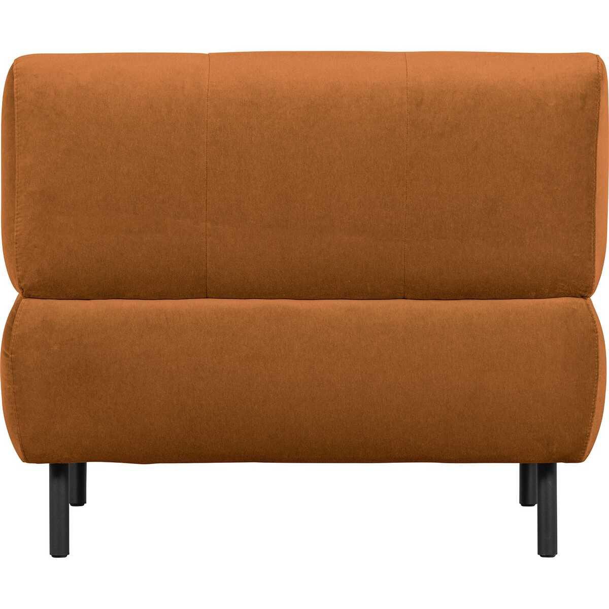 mutoni Fauteuil Lloyd Washed Velvet Cinnamon  