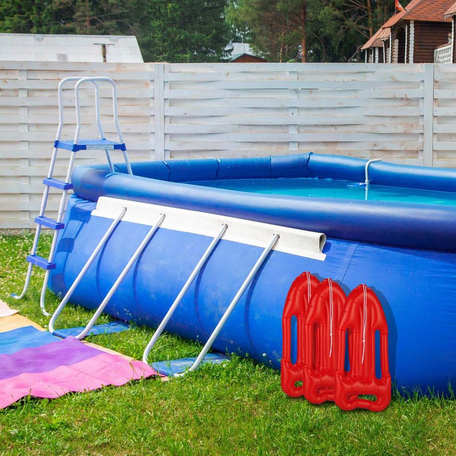 B2X  Aufblasbarer Rettungsring, 3er-Set 